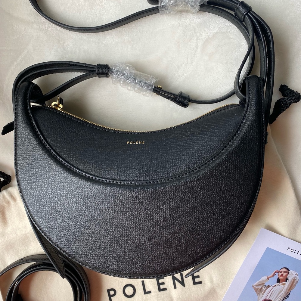 Polene Classic Black Shoulder Bag - Picture 2 of 14